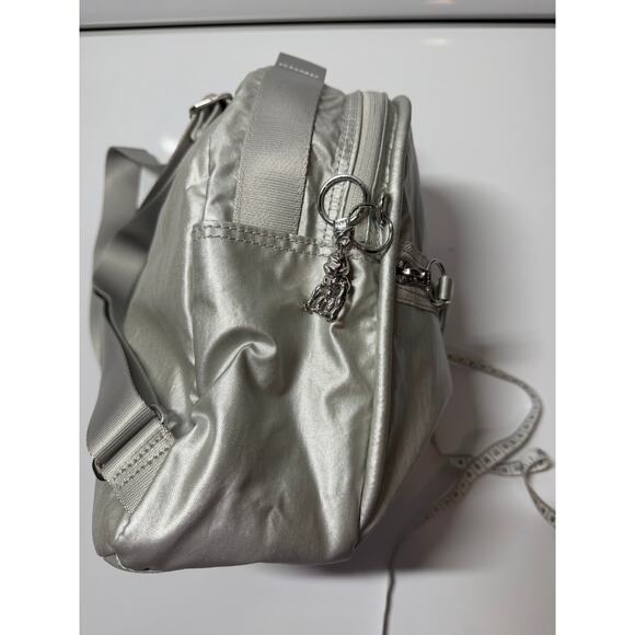 NWT NEW Kipling small backpack purse floral drawstring, 9x12x4 both girls women - Picture 5 of 8